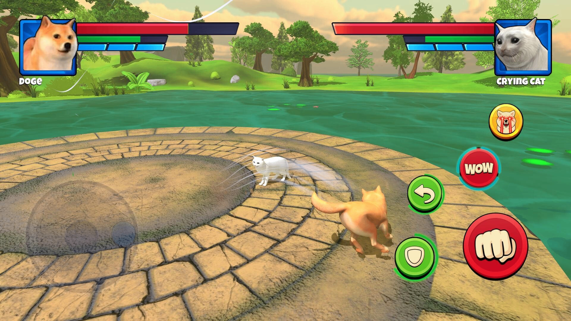 Skilful combat gameplay